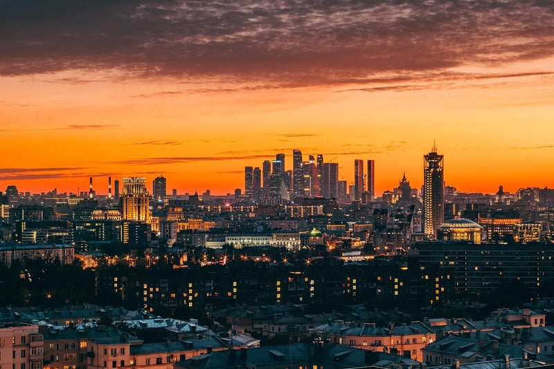 Cityscape at night